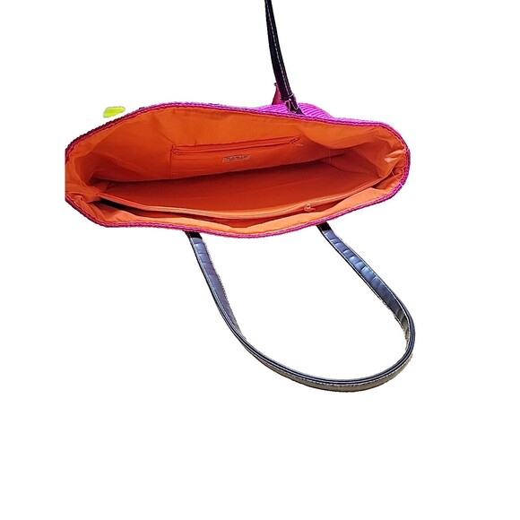 Magid Women's Handbag: Hot Pink Beach Theme, Large Size, Lightweight - Picture 4 of 5